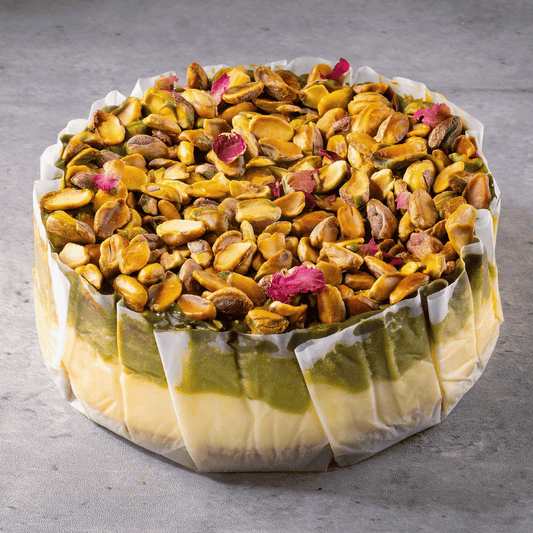 Pistachio Baked Cheesecake